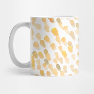 Imperfect brush strokes - pastel orange Mug